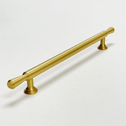 Satin Brass "Marion" Cabinet Knob and Drawer Pulls.