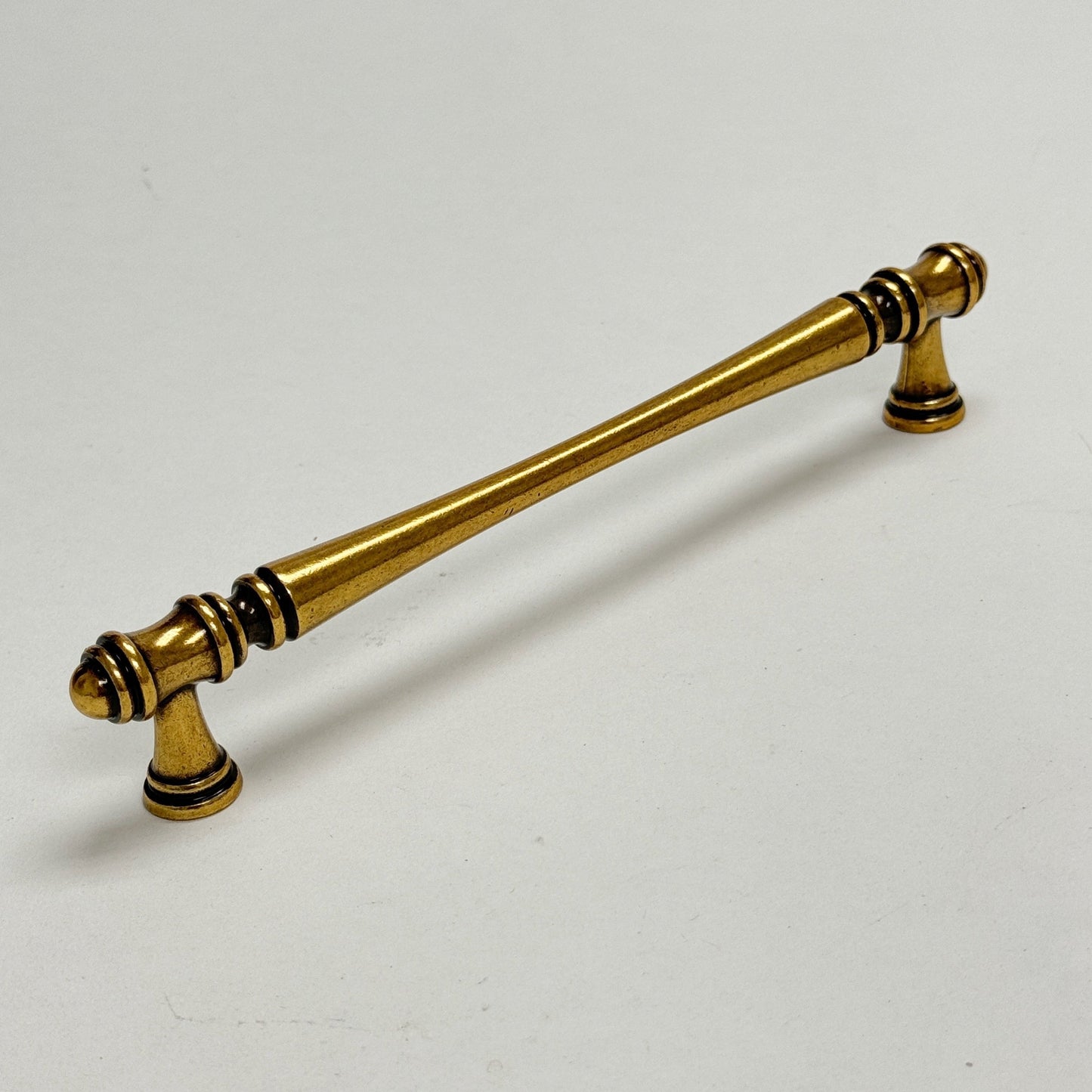 Cabinet Hardware "Palermo" Drawer Pulls and Knobs in Antique Brass