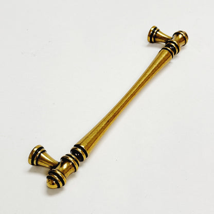 Traditional Antique Brass "Palermo" Drawer Knobs and Pulls.