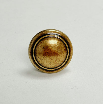 Traditional Antique Brass "Palermo" Drawer Knobs and Pulls.