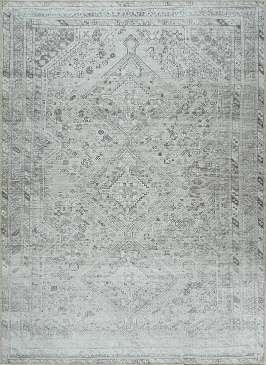 Barny Sage Flat Pile Washable Rug