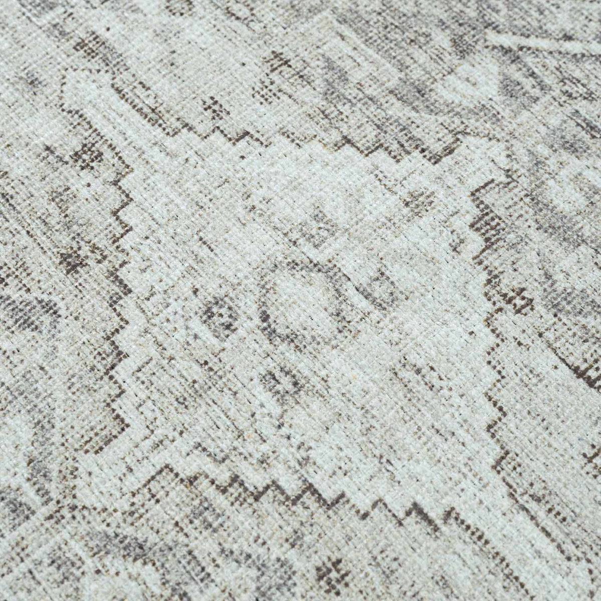 Barny Sage Flat Pile Washable Rug