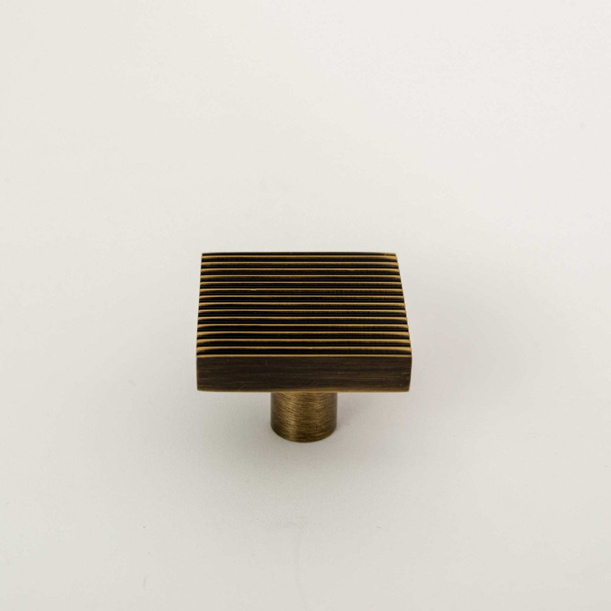 Rail, Solid Brass Knobs.