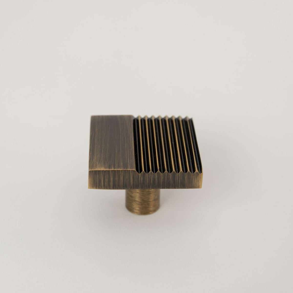Rail, Solid Brass Knobs.