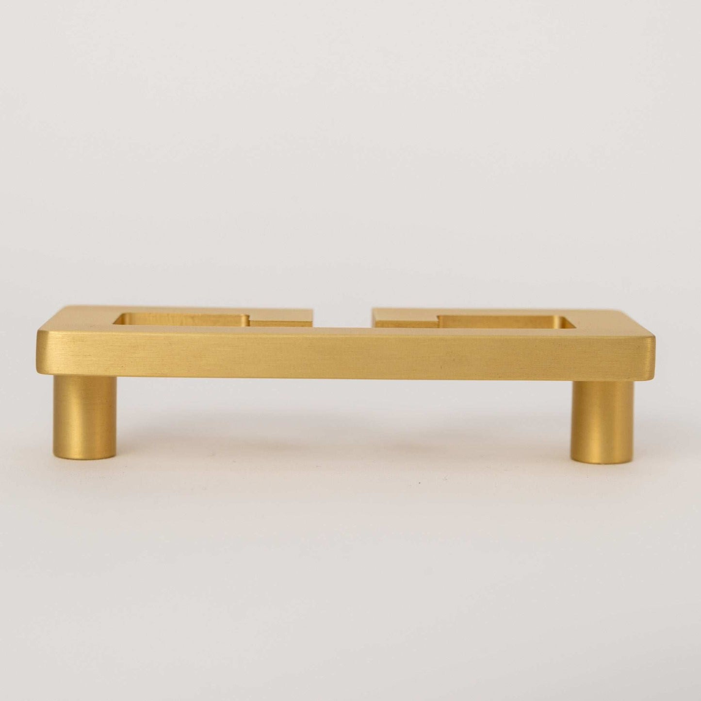 Chloe, Solid Brass Greek Key Pull.