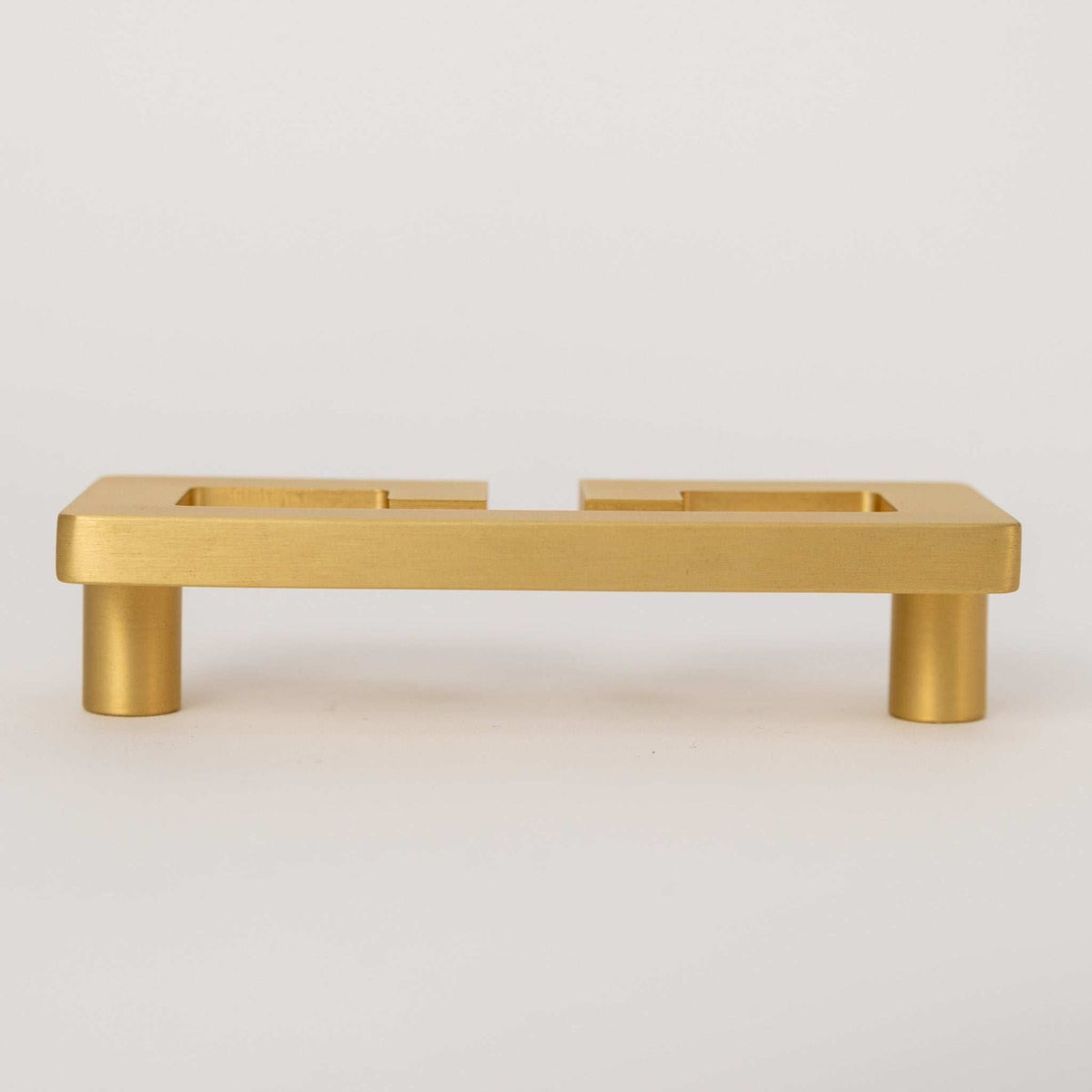 Chloe, Solid Brass Greek Key Pull.
