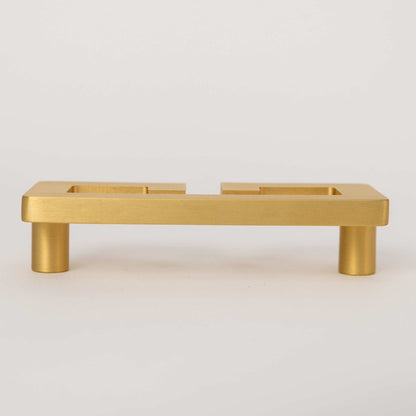 Chloe, Solid Brass Greek Key Pull.