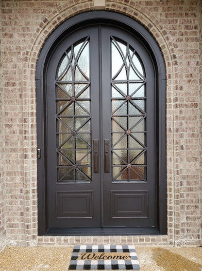 Ares Round Top Double Iron Door