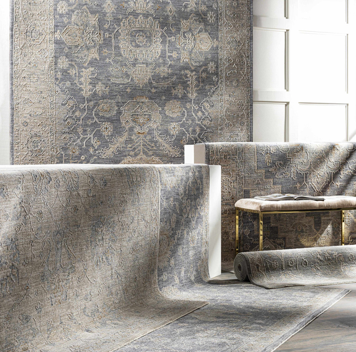 Monterey Gray Thick Luxe Persian Rug