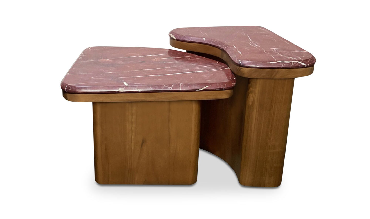 Abi Nesting Coffee Table Levante Marble.