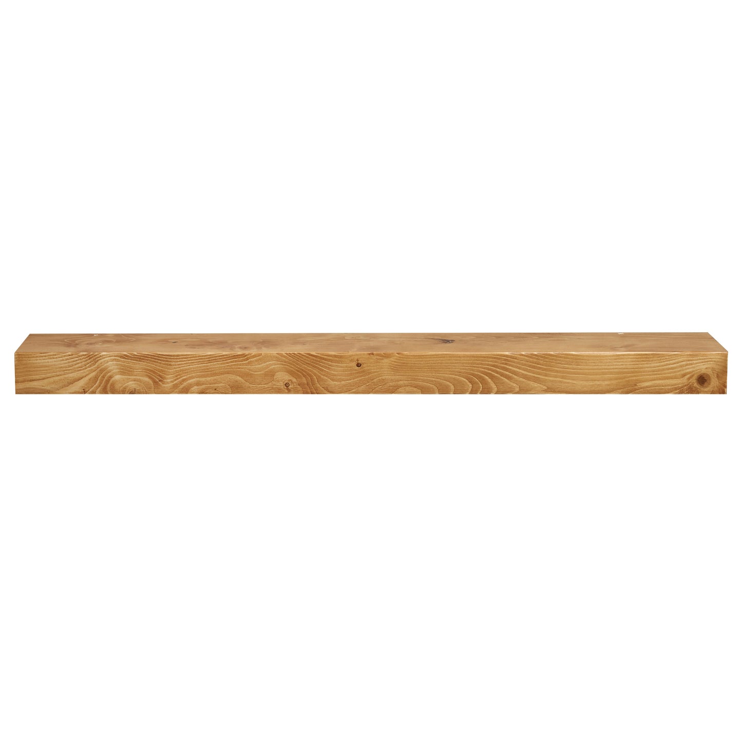 Smooth Solid Floating Timber Fireplace Mantel Shelf.