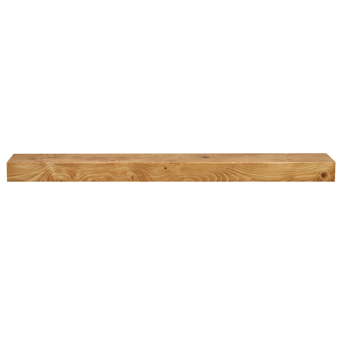 Smooth Solid Floating Timber Fireplace Mantel Shelf.