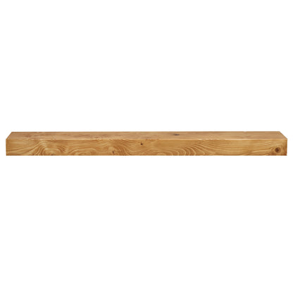 Smooth Solid Floating Timber Fireplace Mantel Shelf.