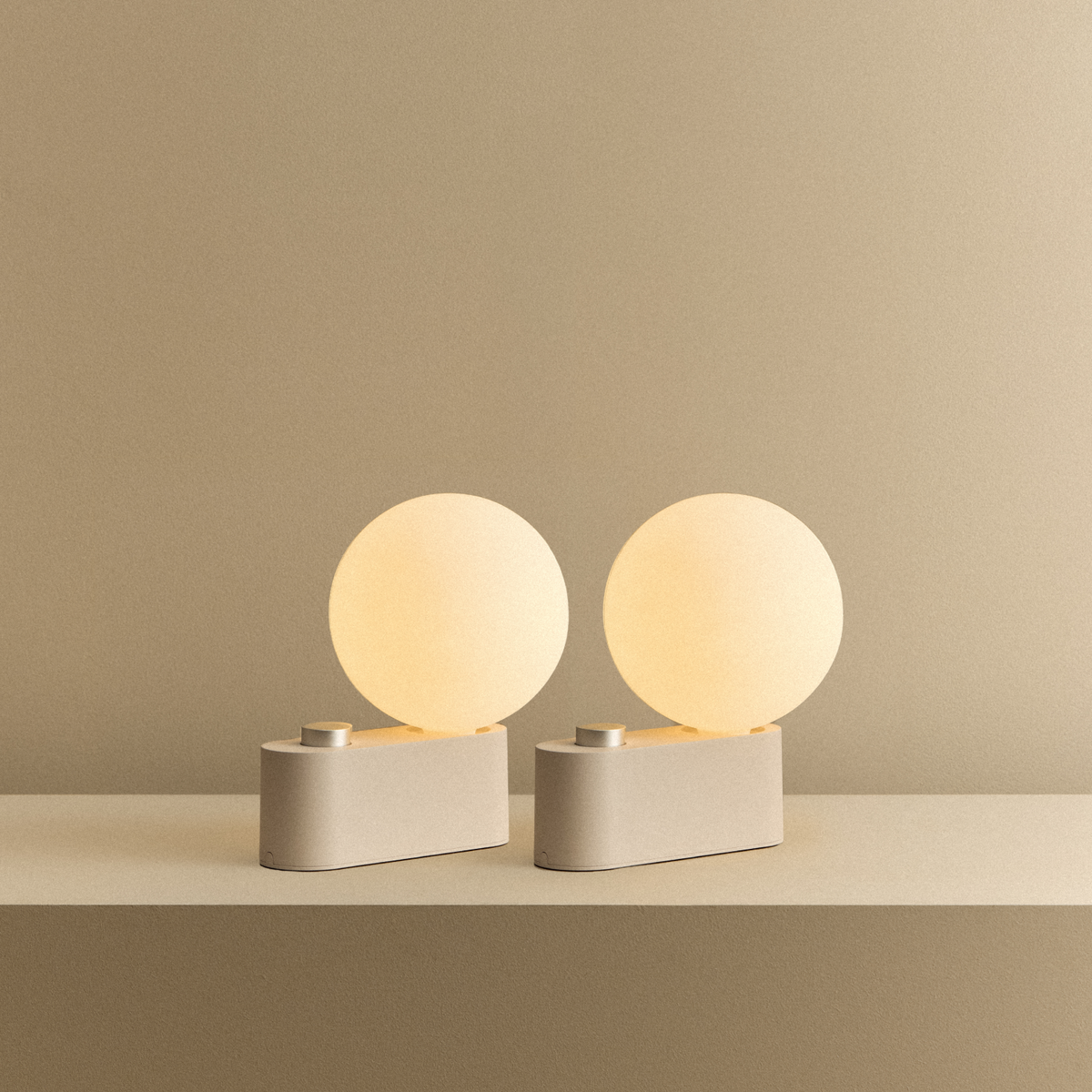 Alumina Multi-Use Lamp in Blossom - Set of 2.