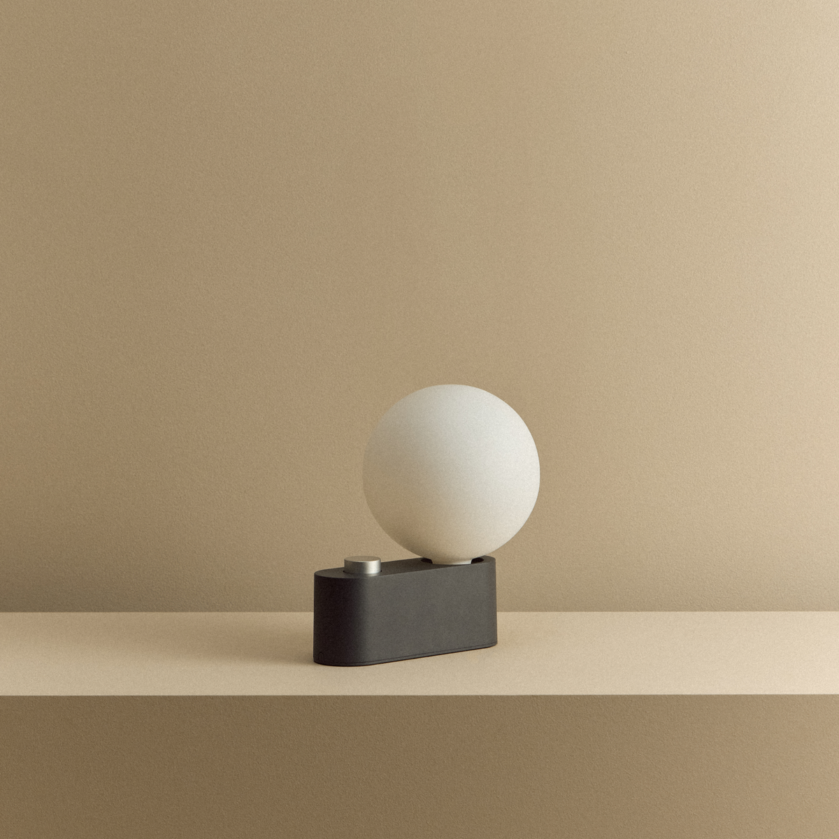 Alumina Multi-Use Lamp in Charcoal.