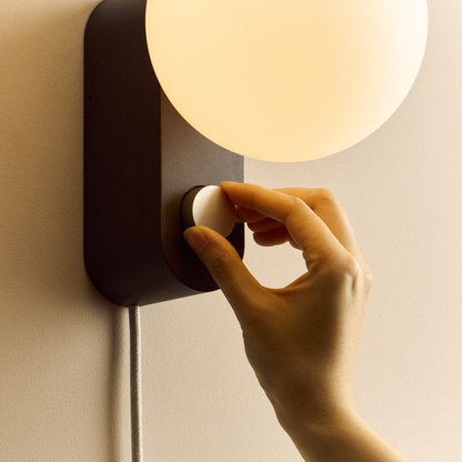 Alumina Multi-Use Lamp in Charcoal.