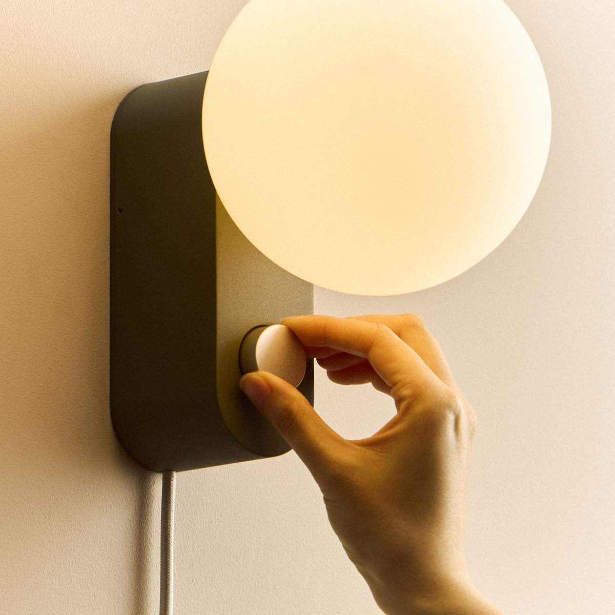 Alumina Multi-Use Lamp in Sage.