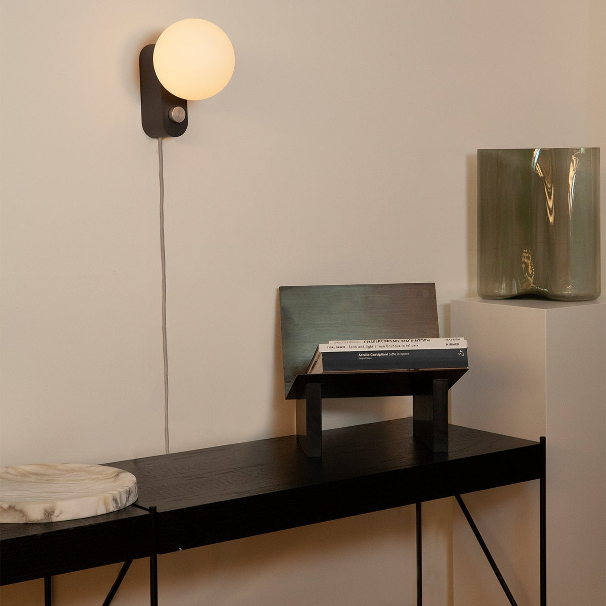 Alumina Multi-Use Lamp in Charcoal - Set of 2.