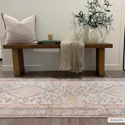 Analu Non-Slip Washable Rug.
