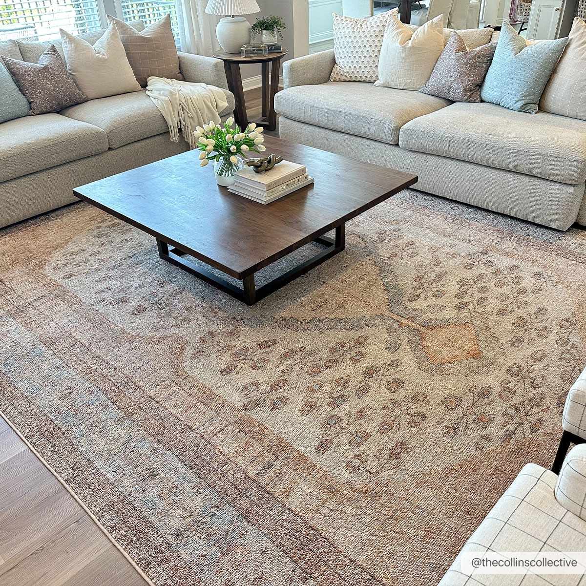 Analu Non-Slip Washable Rug.