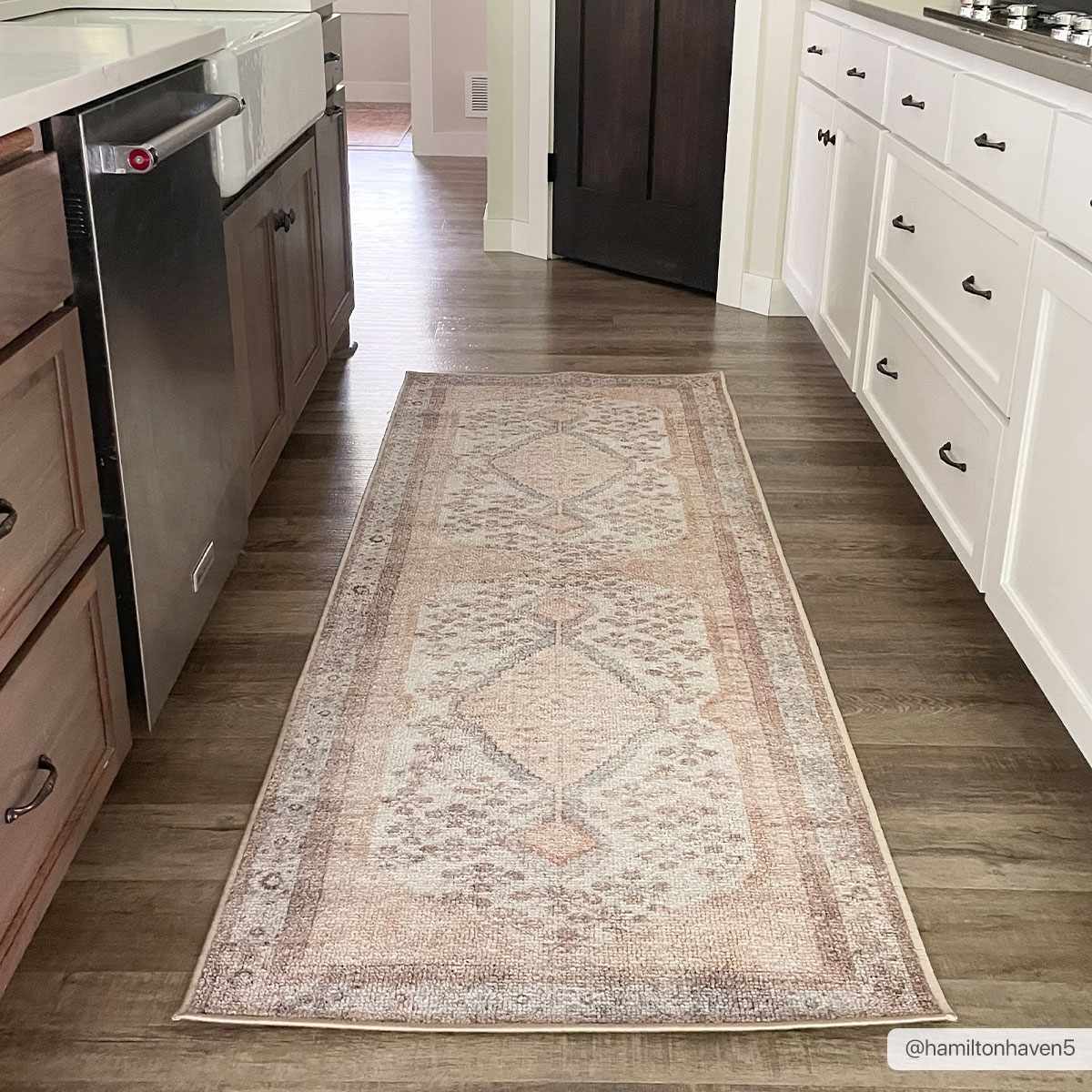 Analu Non-Slip Washable Rug.