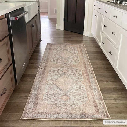 Analu Non-Slip Washable Rug.