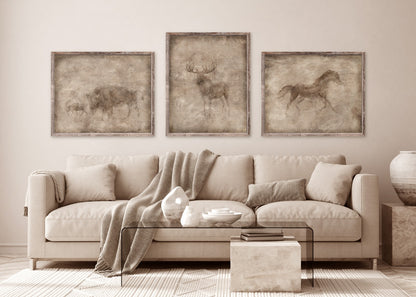 Animal Fresco collection room setting