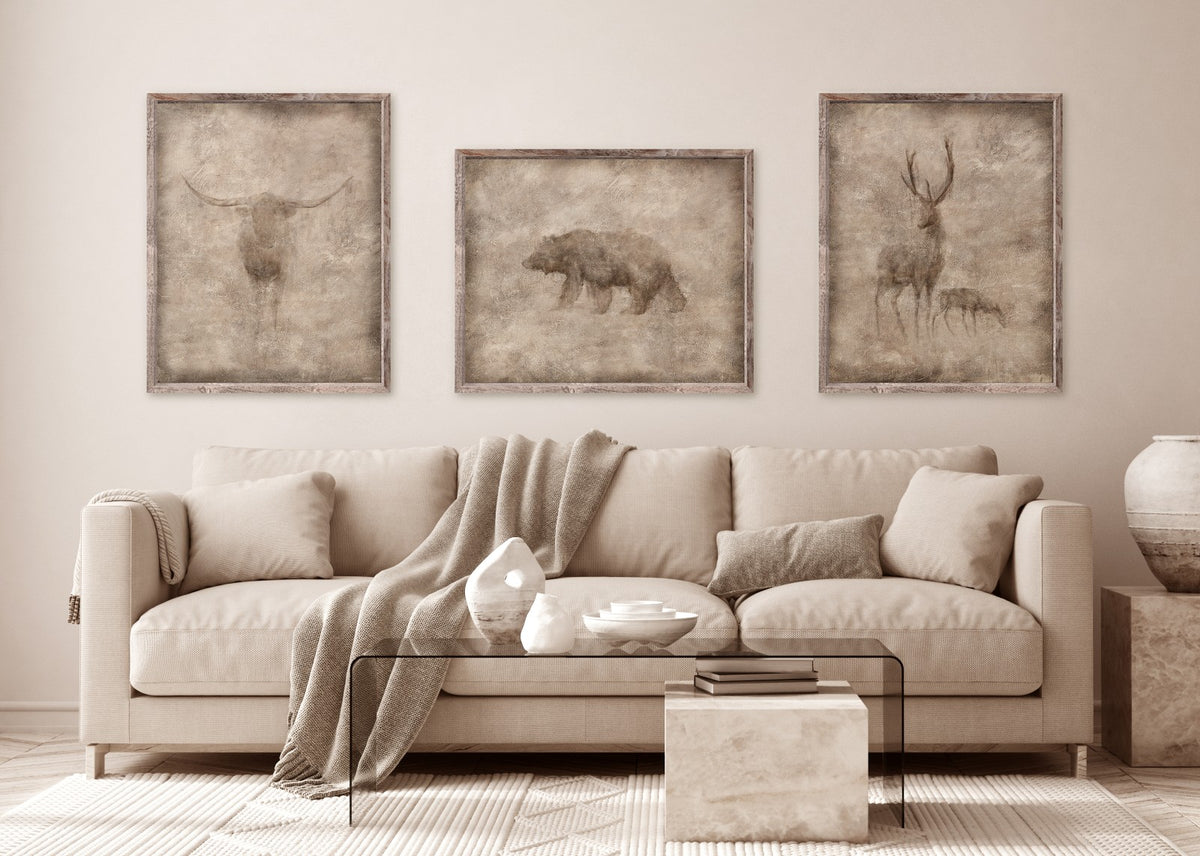 Animal Fresco collection room setting