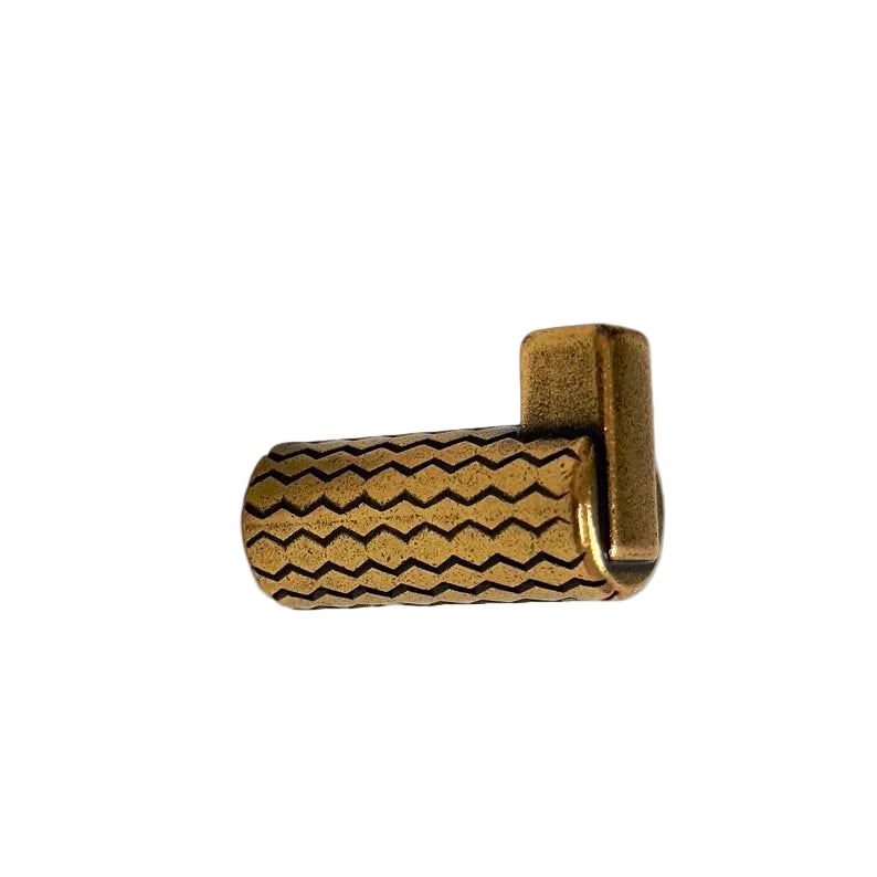 Antique Brass "Venice" Modern Wall Hat and Coat Hook.