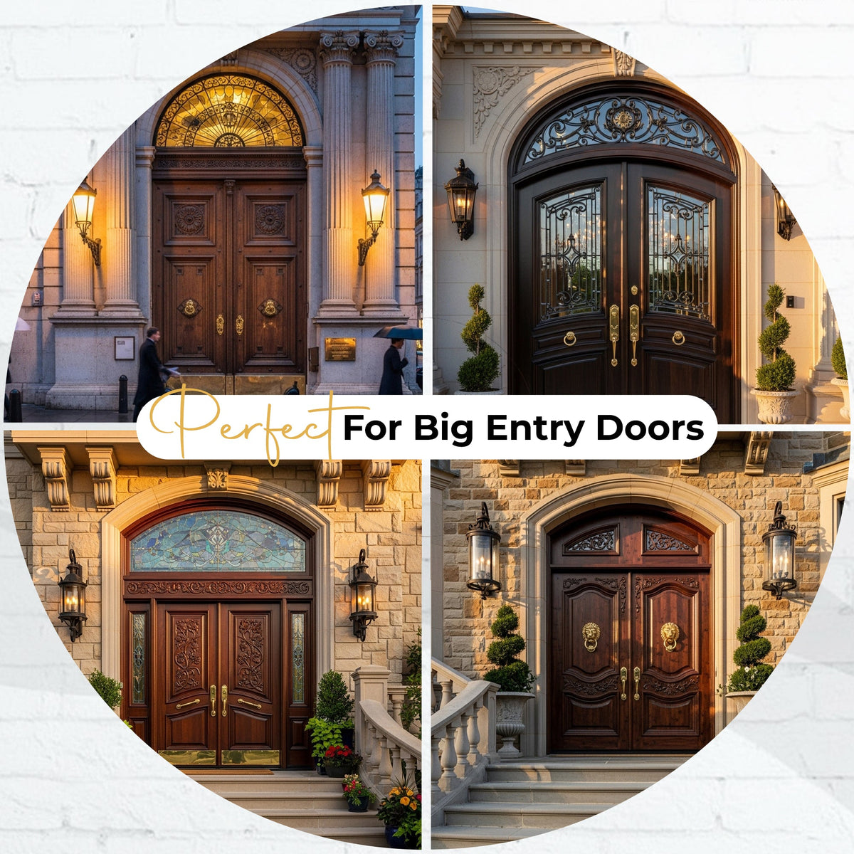 5x5 Inch Solid Brass Ball Bearing Entrance Door Hinge - Polished Brass (Super Heavy Duty 5MM).