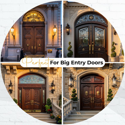 5x5 Inch Solid Brass Ball Bearing Entrance Door Hinge - Polished Brass (Super Heavy Duty 5MM).