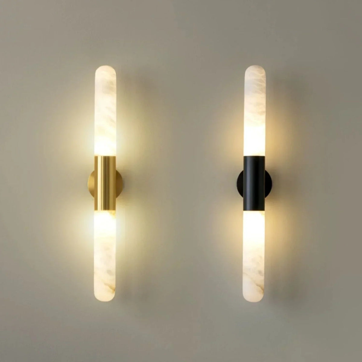 Aurevon Alabaster Linear Wall Sconce