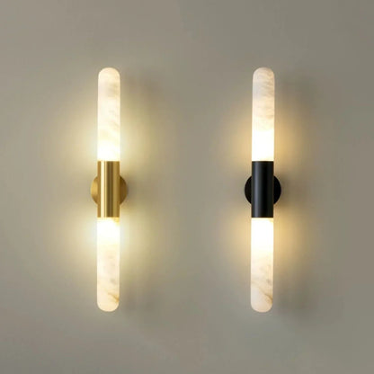 Aurevon Alabaster Linear Wall Sconce