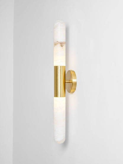Aurevon Alabaster Linear Wall Sconce