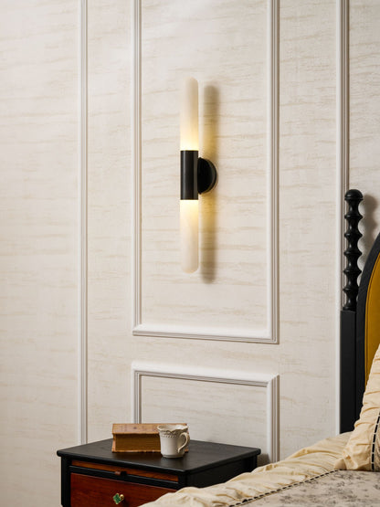 Aurevon Alabaster Linear Wall Sconce