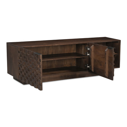 Easton Media Cabinet Brown image 4
