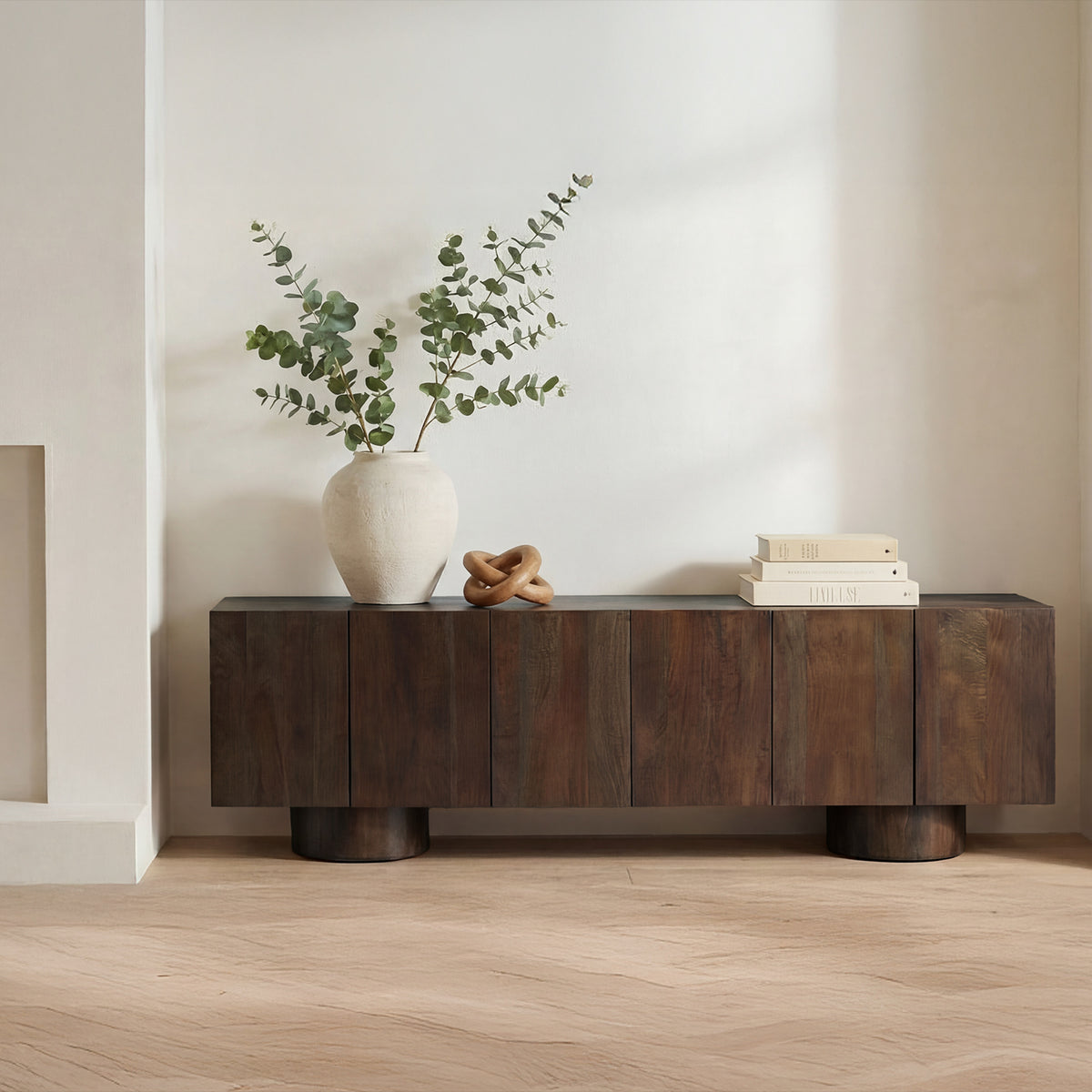 Hadley Media Unit Warm Brown lifestyle image