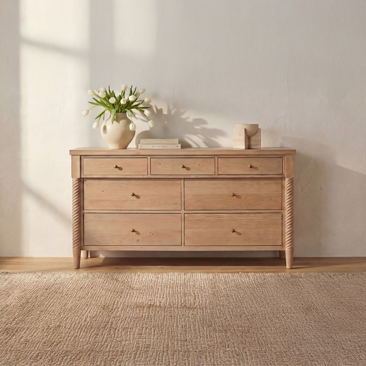 Joni 7 Drawer Dresser Natural additional view