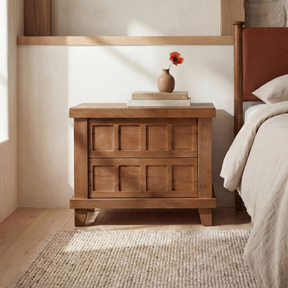 Enya Nightstand Red Oak additional view