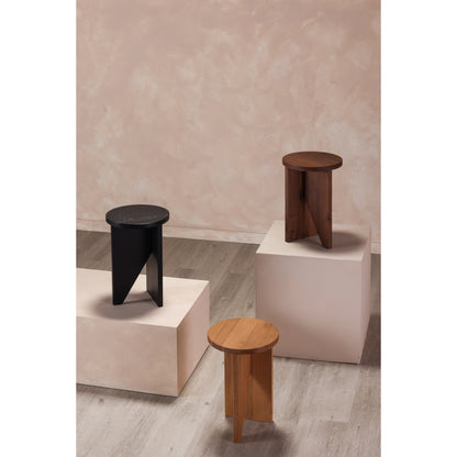 Grace Accent Table Black Oak - lifestyle image