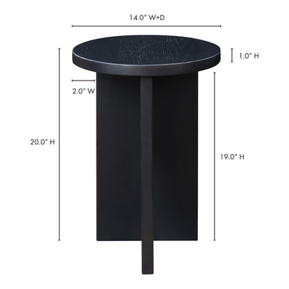 Grace Accent Table Black Oak - view 10