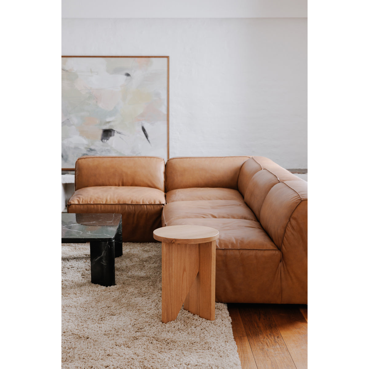 Grace Accent Table Natural Oak - view 9