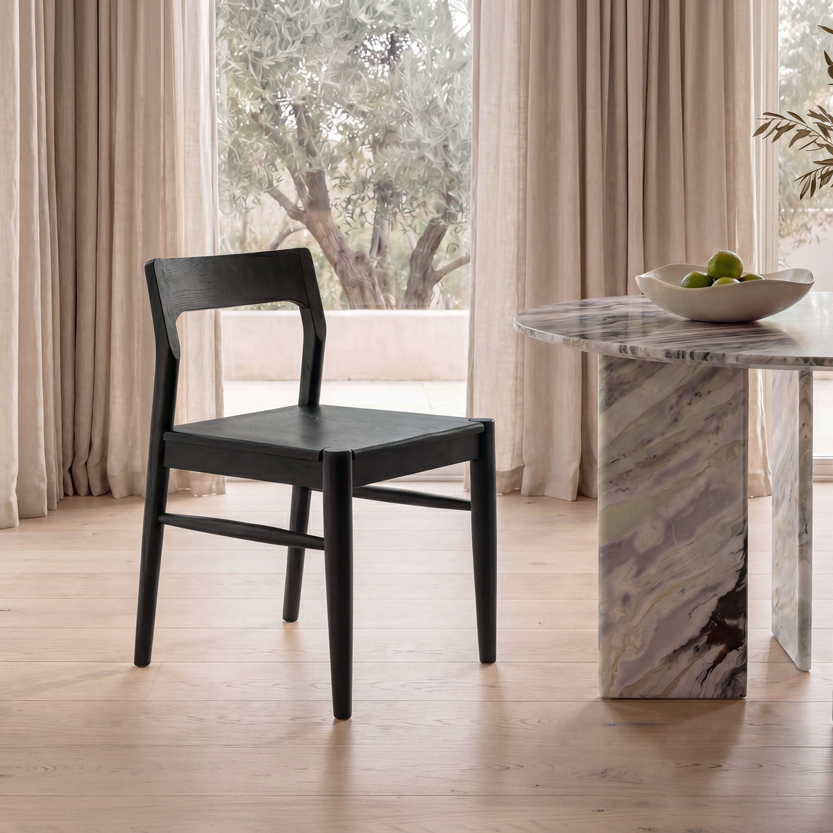 Owing Dining Chair Black - Set of Two - view 10