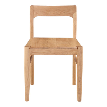 Owing Dining Chair Natural Oak - Set of Two - view 4