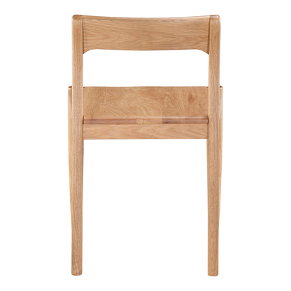Owing Dining Chair Natural Oak - Set of Two - view 7