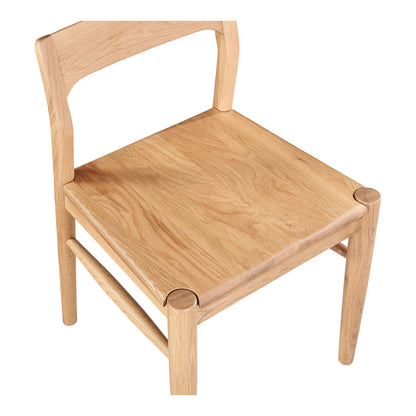 Owing Dining Chair Natural Oak - Set of Two - view 8