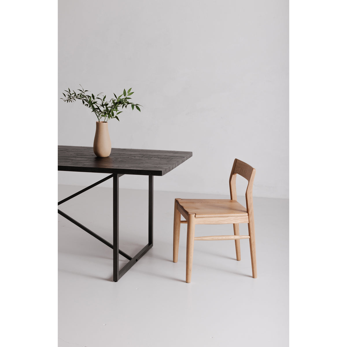 Owing Dining Chair Natural Oak - Set of Two - view 9