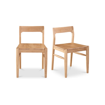 Owing Dining Chair Natural Oak - Set of Two - product image