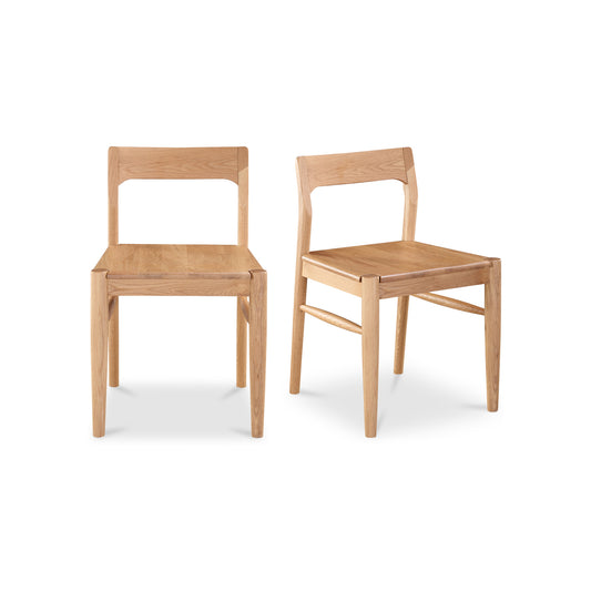 Owing Dining Chair Natural Oak - Set of Two - product image