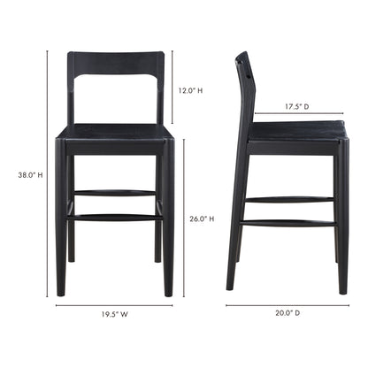 Owing Counter Stool Black - view 8